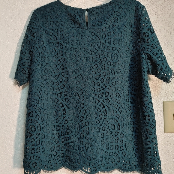 NWT Philosophy eyelash lace top - Picture 2 of 5